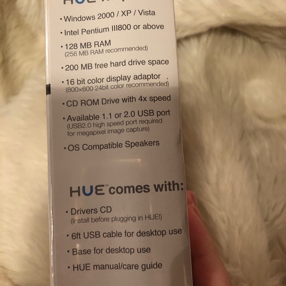 Clique Hue USB HD Portable WebCam Blue New. - Picture 3 of 5